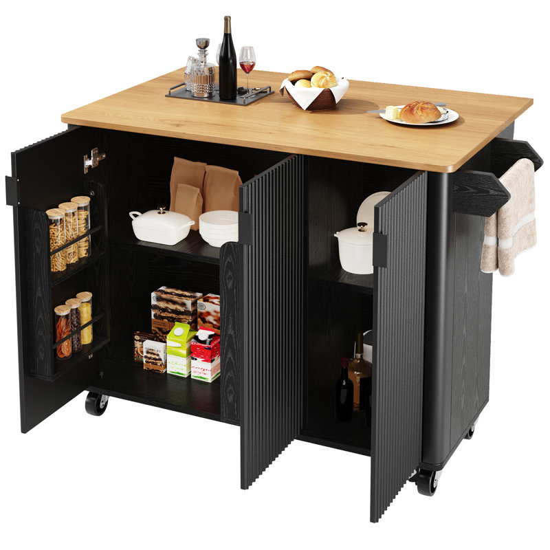 Kitchen Island, Black