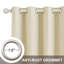 Paire de rideaux en polyester doux 100% occultant avec œillets-821918711-821918696