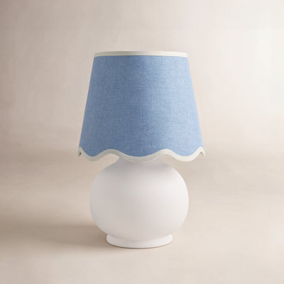 Abat-jour festonné coloré Momsen