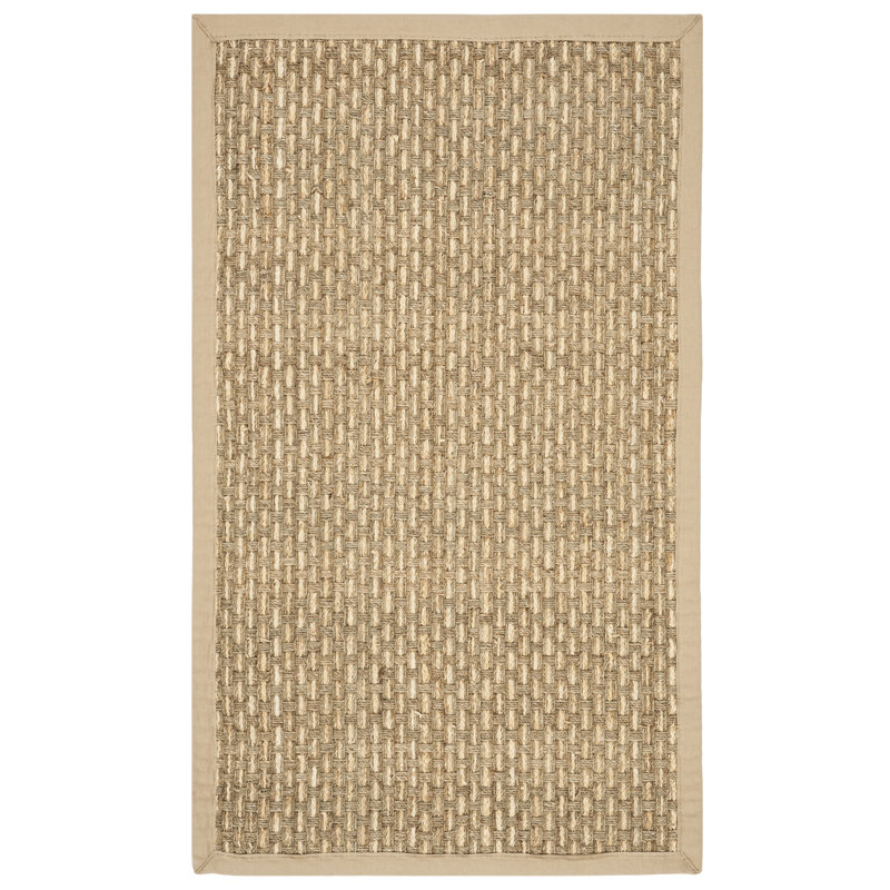 Natural Fiber Reshard Area Rug In Natural, Rectangle 91 x 152 cm