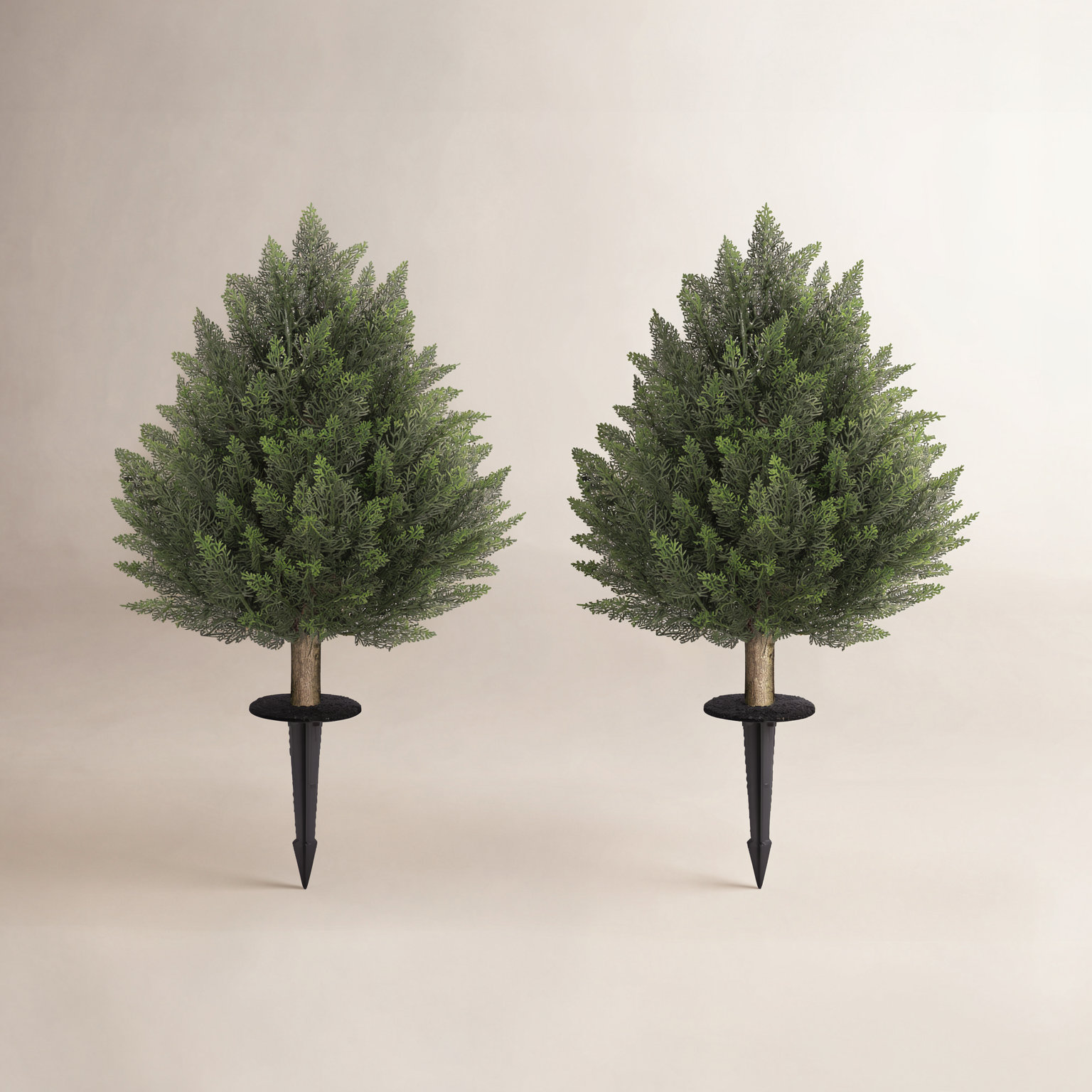 Swann Cedar Tree in Pot, 32.4" H x 17.7" W x 17.7" D