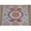 Tapis bleu clair fait à la main Kazak