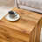Elevate your living space with this modern MDF coffee table that showcases smooth, Wood colour texture patterns. It is characterized by stylish design.11.8*11.8*19.6 inch-1749832196