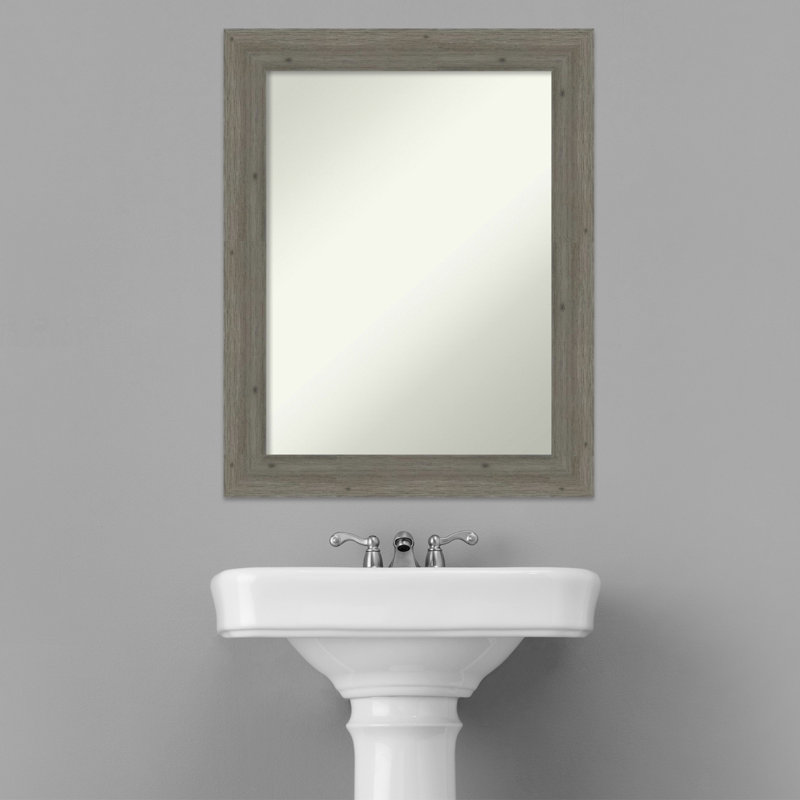 Miroir de salle de bain Fencepost, H 28,5 po x l 22,5 po
