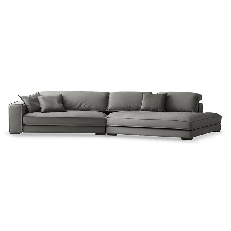Canapé modulaire 2 pièces rembourré, H 37,4 po x l 135,83 po x P 66,93 po, Orienté à droite
