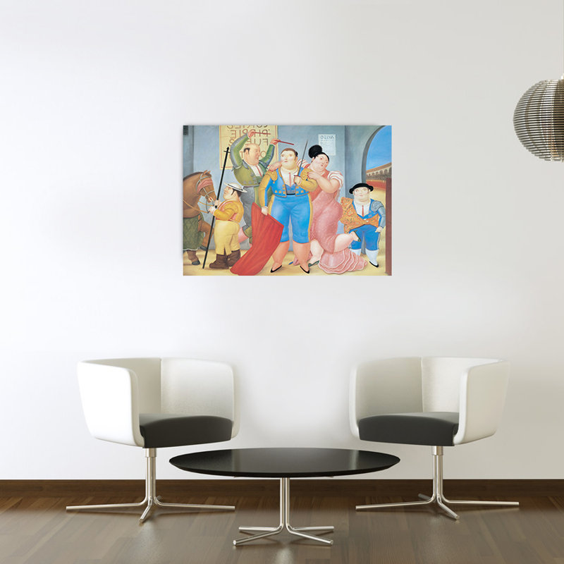 Botero - No Frame Print on Wood