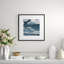 Deep Blue Landscape Framed Photographic Print