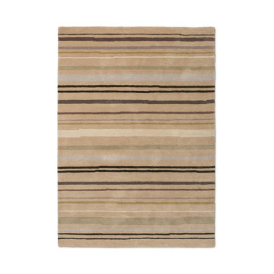 Handmade Wool Striped Area Rug