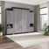 Arrington Storage Murphy Bed with Shelving and Fold-Out Desk