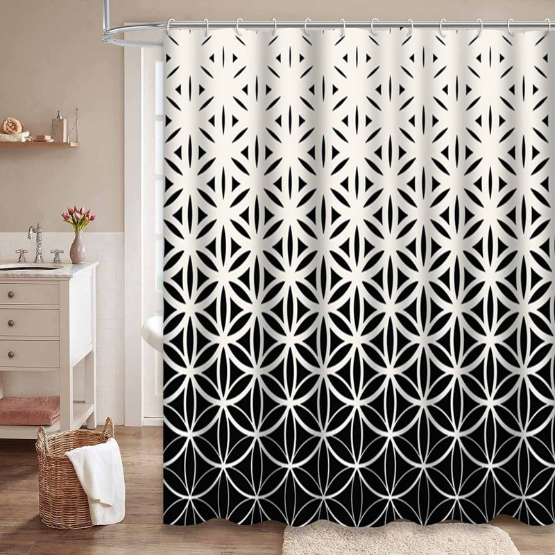 Rideau de douche Marble Rose Gold, L 72 po x l 72 po