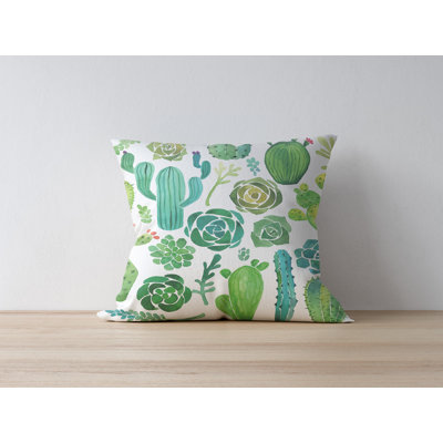 Housse de coussin carré en mélange de coton Eraine