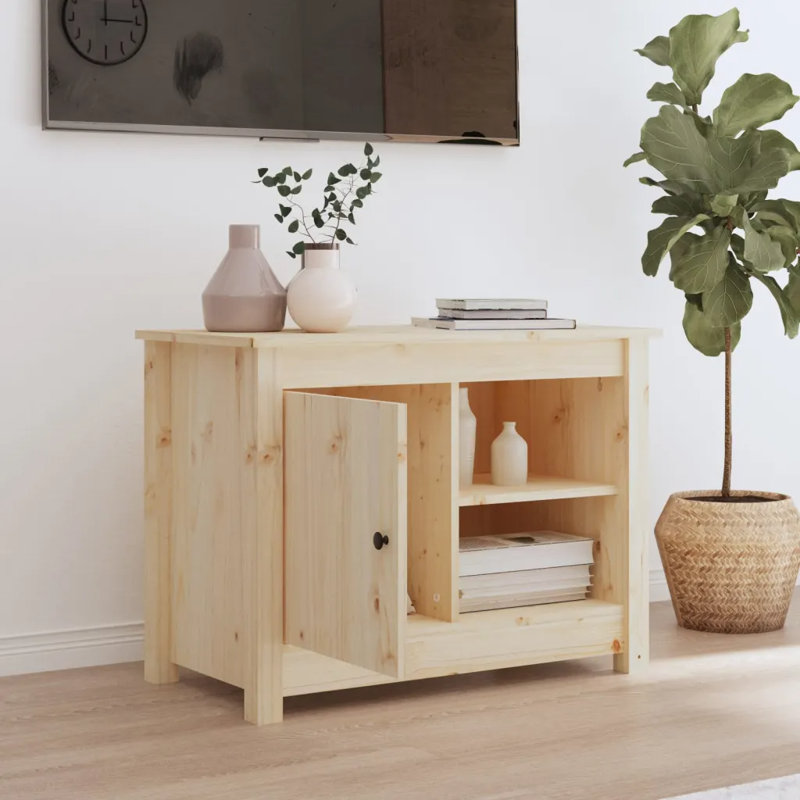 Unfinished TV Stand for TVs up to 48", Brown