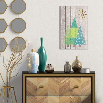 Whimsical Trees Under The Sun by Bluebird Barn - Wrapped Canvas Painting