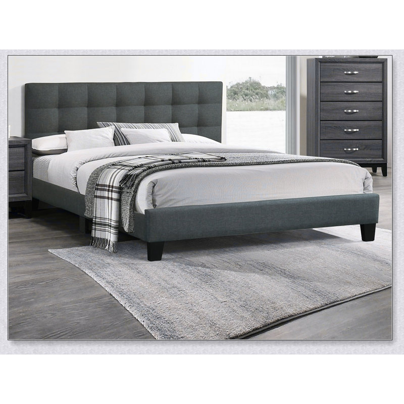 Mobilier de chambre à coucher moderne 1pc California Bed