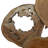 Teak Wood Handmade Live Edge Abstract Brown Wall Decor