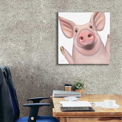 Epic Graffiti 'Farm Friends 4' by Myles Sullivan Canvas Wall Art