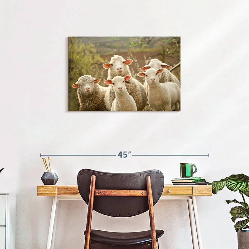 Stunned Sheep, 20" H x 30" W
