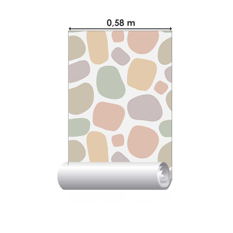 Rouleau de papier peint adhésif Aldesino L 126 po x l 24 po