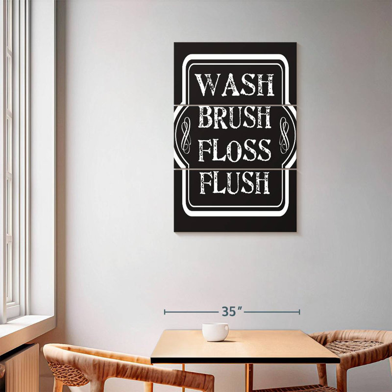 Tergel Wash Brush Floss Flush, 57" H x 36" W