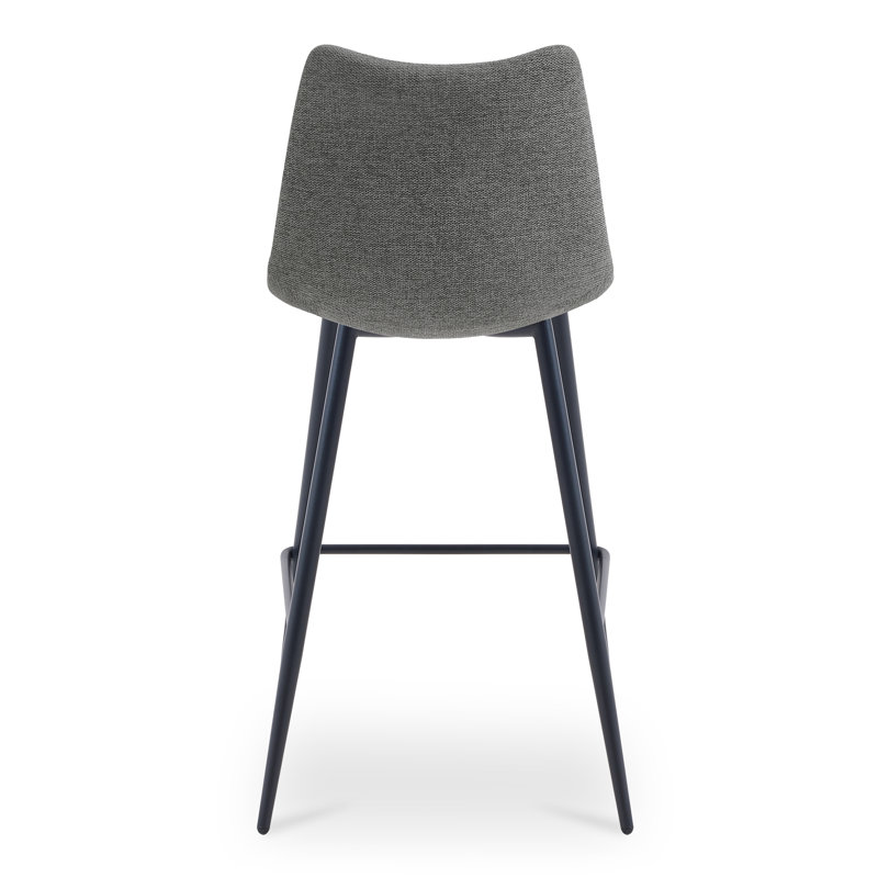 Finnigan Counter & Bar Stool, Counter Stool (26" Seat Height), Ivory/Faux Leather