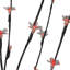 Branches d'arbres artificiels pré-éclairées 72 lumières DEL-1370434594