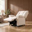 Fauteuil inclinable électrique, ajustement de 90 ° à 160 ° avec télécommande, beige-125024179