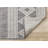 Rahman Collection Grey White Indoor/Outdoor Area Rug-1229134872