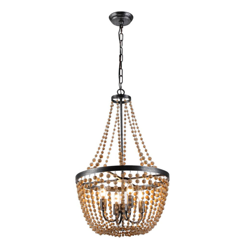 Luminaire suspendu tambour 4 lumières Adut