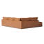 Canapé modulaire en cuir 2 pièces Serena-108988471