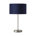 Silver Base/Navy Shade