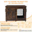 Table d'appoint pour chien avec cage pour chien, table d'appoint en bois avec dessus rabattable et cloison mobile