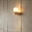 1-Light Stone Wall Sconce Hallway Wall Light Fixtures Small Wall Sconce
