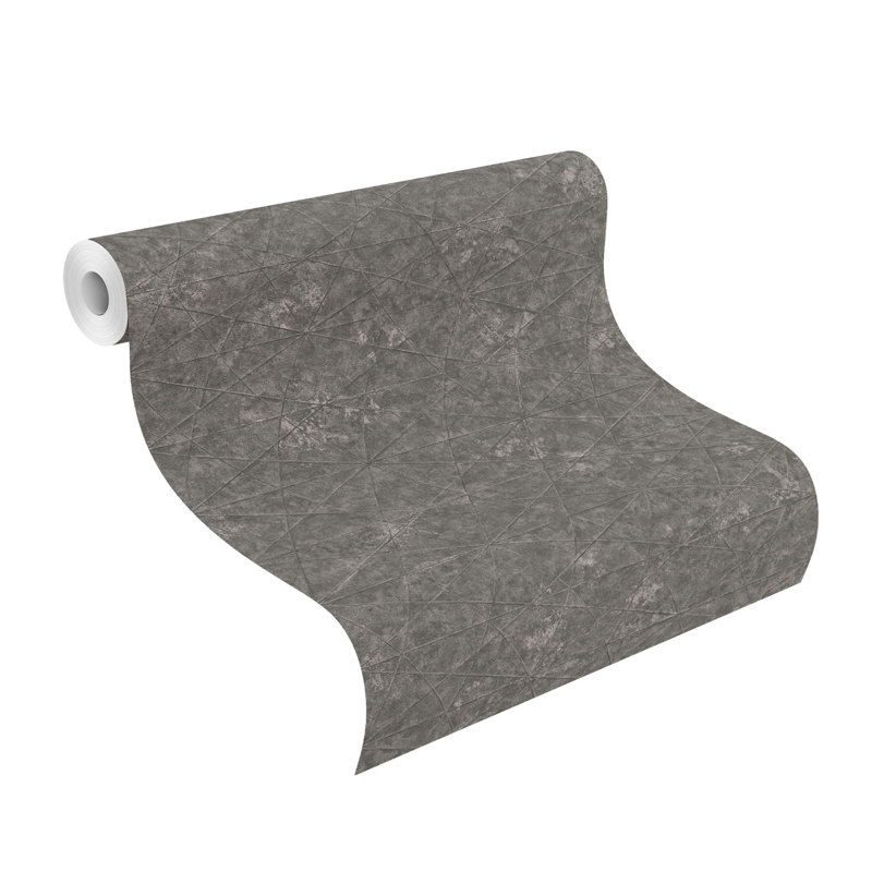 Rouleau de papier peint L 33 pi x l 20,9 po Triangle, Noir