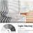 Striped Linen Valance Curtain 16 Inch Vertical Striped Valance For Kitchen Bathroom Light Filtering Window Treatment Rod Pocket Farmhouse Rustic Semi Sheer Short Window Curtain 1 Panel-112489617