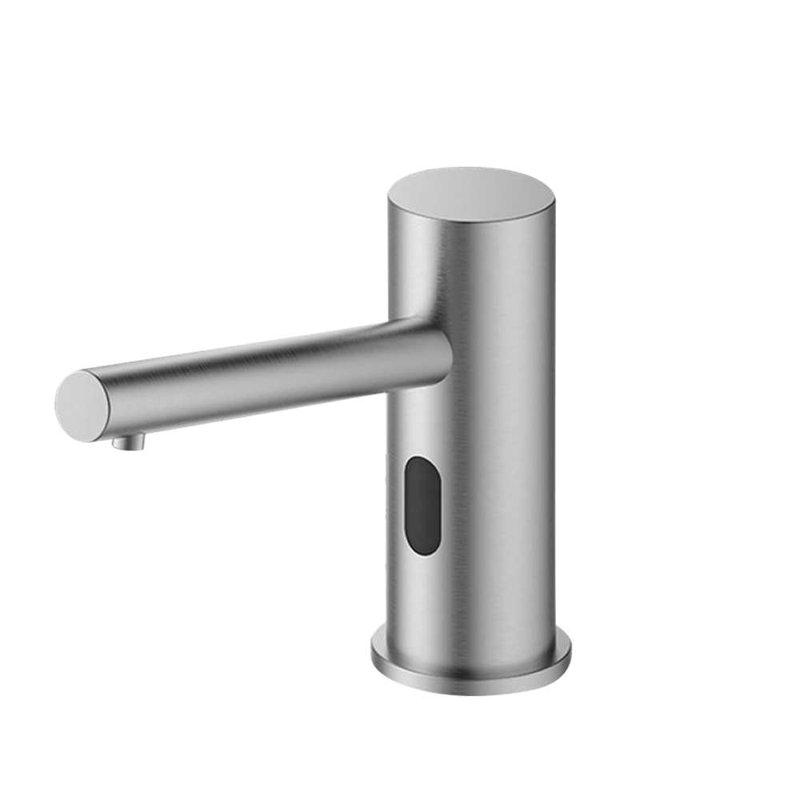 Robinet commercial sans contact en nickel brossé durable et hygiénique pour les toilettes très fréquentées