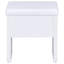 Ensemble coiffeuse avec tabouret relevable Harvey