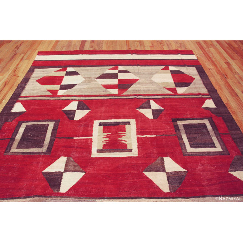 One-of-a-Kind 8'8" X 11'10" Flatweave Area Rug