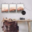 «Southwestern Crags Mountain Peaks» par JJ Design House LLC - 3 pièces, impression-358925824-358925826