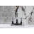 Kingston Brass American Classic Two-Handle 3-Hole Deck Mount 4" Centerset Bathroom Faucet with Plastic Pop-Up-29272515