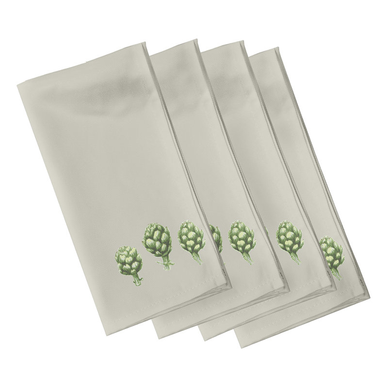 Clayt Artichoke Napkins, Grey