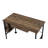 Endang Weathered Oak & Black Finish Writing Desk