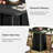  31.5'' Wooden Square Pedestal Dining Table, Rustic Dining Table for 2-4-896256555