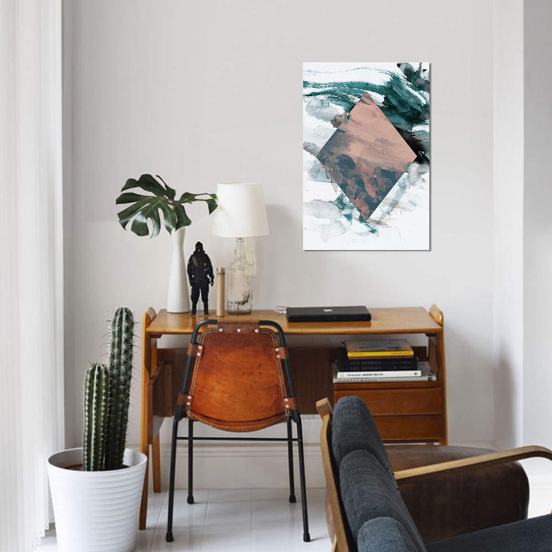 « graphic liv », impression sur toile, H 12 po x l 8 po x P 0,75 po, Toile tendue, Pas de tapis