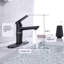 Robinet de salle de bain monotrou en laiton massif