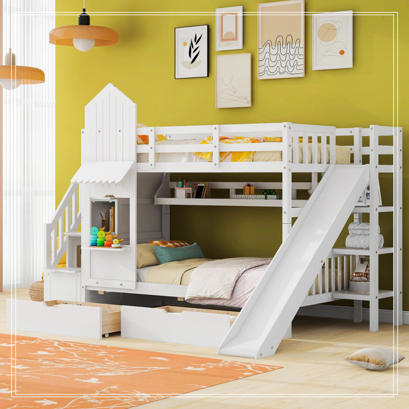 Lit plateforme Alessandria, Lit simple, Blanc