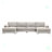 Upholstered U-Shaped Sectional Symmetrical-67448044