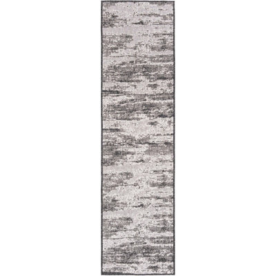 Noushin Charcoal Cartago Indoor/Outdoor Modern Rug