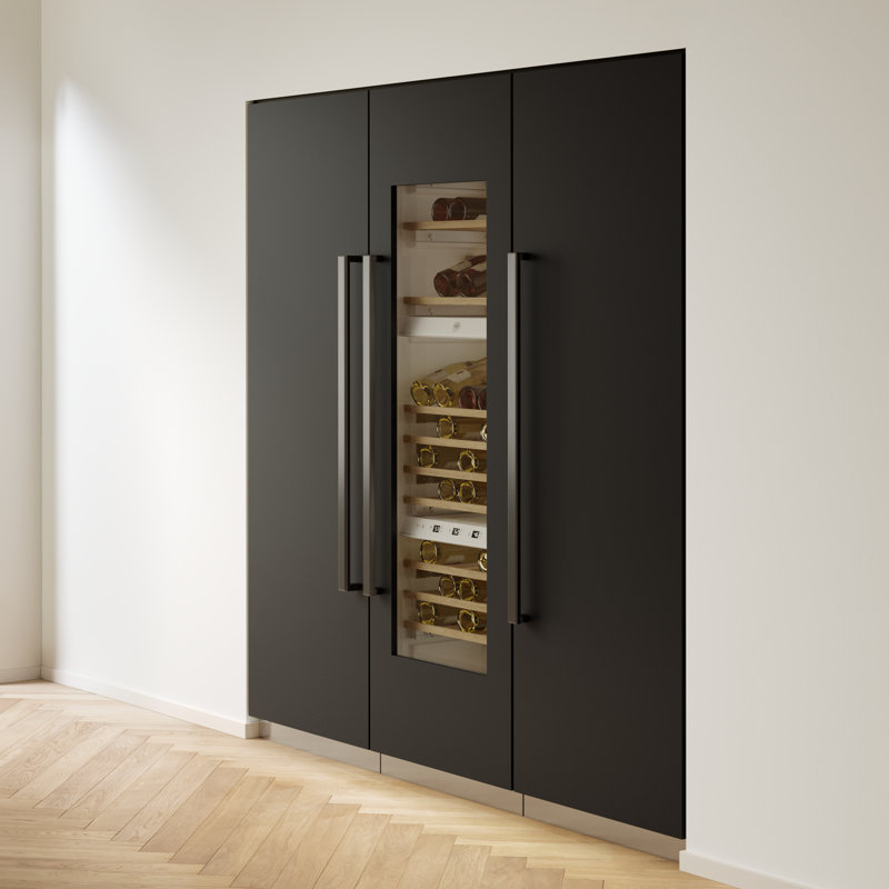 Carbonio Front Panel For Built-in Freezer Columns, 79.94" H x 23.75" W x 0.75" D