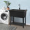 Grande cuve à lessive 40 po avec lavabo utilitaire avec robinet