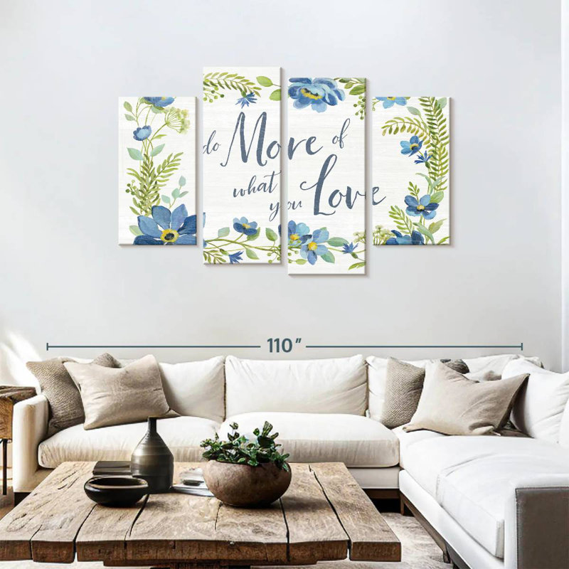 Tergel Botanical Blue Quote V